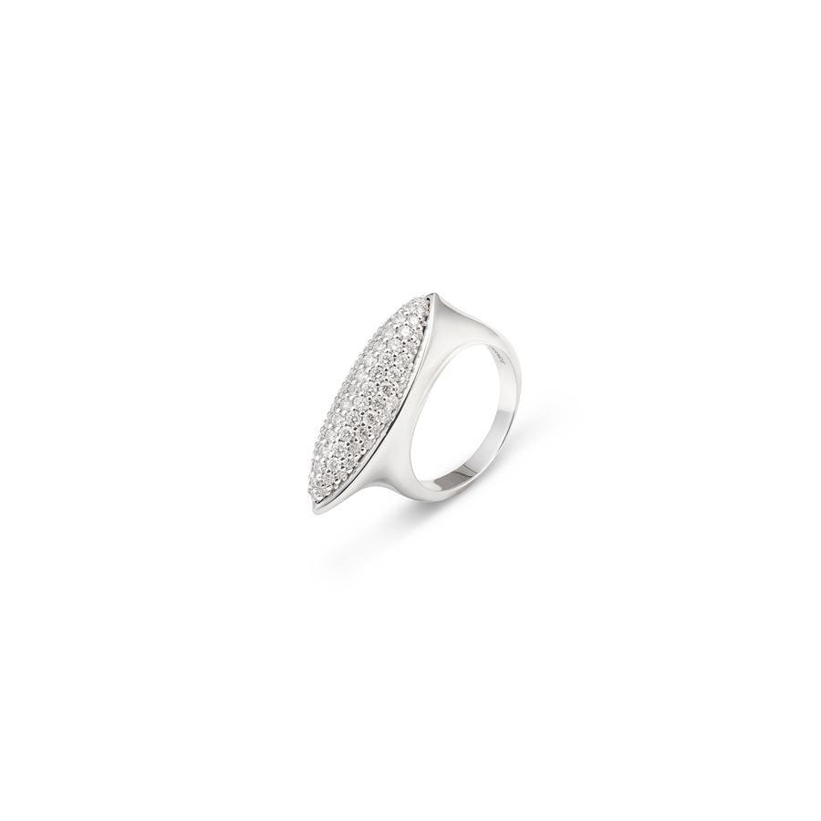 Anello Navetta con diamanti AURUM | AN1 NAV OROAU18B E BRILL CT.1,11